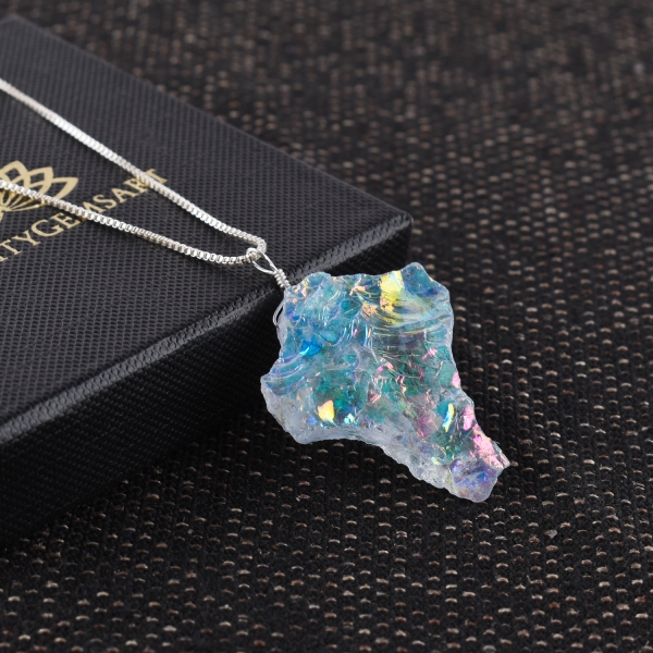 Dragon Pendant Necklace for Men Women Cool Healing Crystal Stone Necklace  Natural Gemstone Necklace Western Dragon Jewelry - Walmart.com