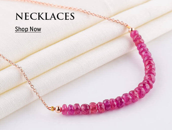 Necklaces at Infinitygemsart